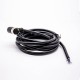 M12 Female 5Pin A Code Right Angled Plug Molded Cable 2M AWG22