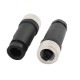 M12 Field Wireable Connector 5 Pin Female Plastic Cover 10PCS