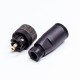 M12 Field Wireable Connector 5Pin Female A-Code Assembly Cable Plug Straight Unshiled With Screw Termination PG7 PG9，Waterproof