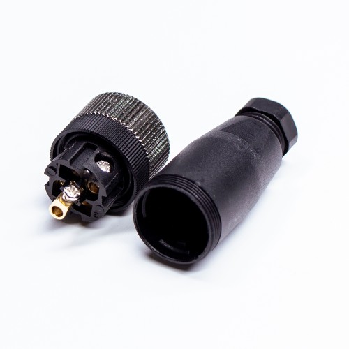 M12 Field Wireable Connector 5Pin Female A-Code Assembly Cable Plug Straight Unshiled With Screw Termination PG7 PG9，Waterproof