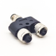 M12 Y Connector 4 Pin Male to Female A Code Unshiled Adapter Waterproof