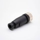 Plug M12 4 Pin A-Coding Plastic Shell Female Plug Screw-Joint for Cable