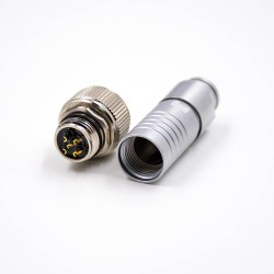 Plug M12 5 Pin A-Coding Metal Shell Female Plug Screw-Joint for Cable