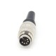 5 Pin connector M16 Waterproof Straight Male Cable Plug Non-Shield