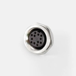 air plug male female 12 pin circular waterproof solder M16 J09 connector