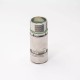 M23 Connector 17 Pin Zinc Alloy Shell Female Straight Waterproof Solder Shield