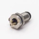 M5 Circular Connector Male Socket 3 pin Waterproof Shield Front Blukhead Solder Cup