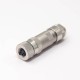 Female Connector M8 4 Pin Straight Aviation Plug Screw-Joint Metal Shielded