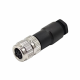 Field Wireable M8 B Coding 5Pin Female Plug Waterproof IP67 Assemble Aviation Straight Connector