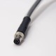 M8 5 Pin Cable Male Single Ended Cable 24AWG 1M Industrial B Coding Straight Waterproof Plug