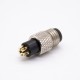 M8 5pin Connector Straight Male molding Solder Cup Unshielded B code