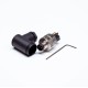 M8 Cable Assembly Plug Waterproof IP67 90 Degree Male Plug 3Pins Wireable Unshiled Connector