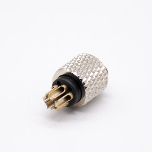 m8 circular Connector 5pin molding Female Straight Solder Cup Unshielded A code