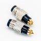 m8 Connector Male 8 pin Male Straight Overmolded Solder Cup Unshielded A code