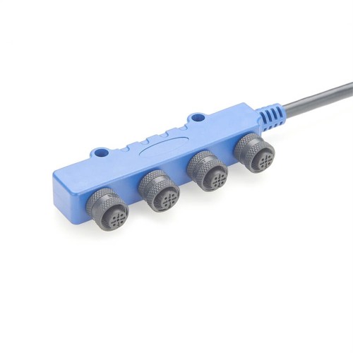 Nmea2000 4-Way Splitter Micro-C Cable Length 1 Meter 4 Female To Male