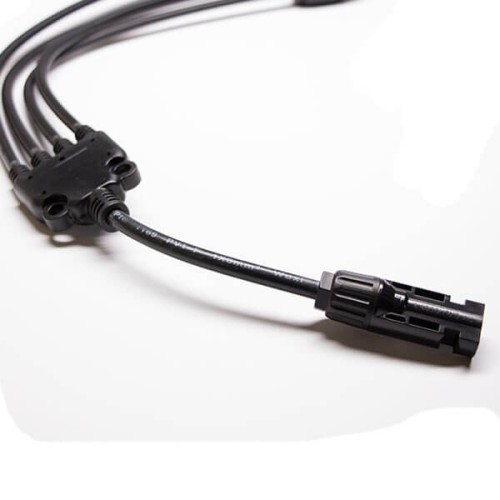 Solar PV Branch Connectors One Pair Male to Female 1 to 4 Waterproof IP67 4 Branch