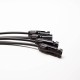 Solar PV Branch Connectors One Pair Male to Female 1 to 4 Waterproof IP67 4 Branch