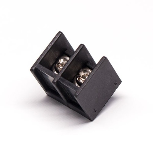 2 pin PCB Terminal Block Stright Through Hole Black Connector