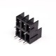 6 pin Terminal Block Connector Black Double row