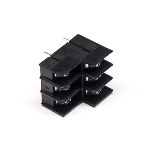 6 pin Terminal Block Connector Black Double row