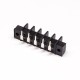 Barrier Strip Terminal Block 5pin Right Angled Black 2 holes PCB Mount