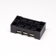 Barrier Strip Terminal Blocks black Straight with Cover Cable Connector