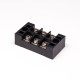 Barrier Strip Terminal Blocks black Straight with Cover Cable Connector