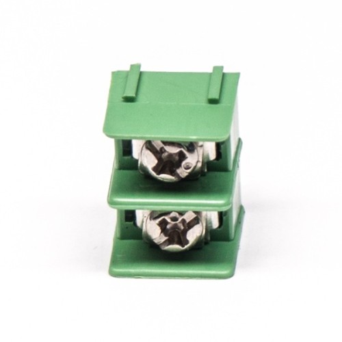 Barrier Terminal Block Connector 2pin Green PCB Mount Through Hole