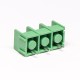 Barrier Terminal Blocks 3pin Green Straight PCB Mount Connector