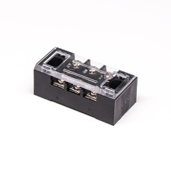 Double row Barrier Terminal Blocks with Cover and 6 Screw Terminal block