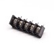 Right Angle Barrier Terminal Block 5pin Black PCB Mount Black Connector