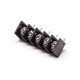 Right Angle Terminal Block Connectors 5pin PCB Mount Black Barrier