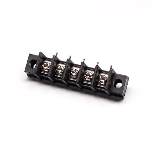 Screw Terminal Barrier Strip 90 Degree PCB Mount 2 holes Barrier Terminal