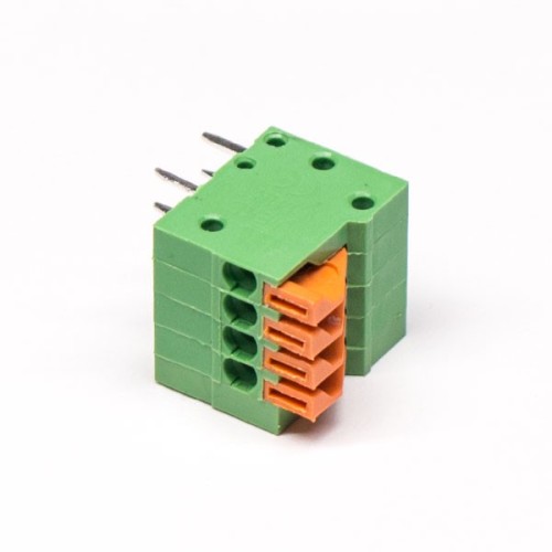 Configurable Spring Terminal Blocks 8pin Straight Through Hole PCB Mount