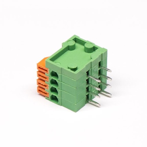 Configurable Spring Terminal Blocks 8pin Straight Through Hole PCB Mount