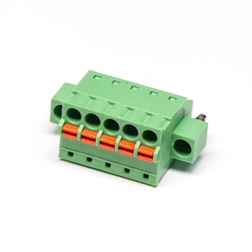 PCB Spring Terminal Blocks Connector Green Straight Through Hole