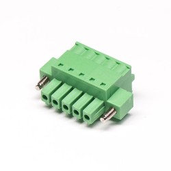 PCB Spring Terminal Blocks Connector Green Straight Through Hole