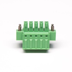 PCB Spring Terminal Blocks Connector Green Straight Through Hole