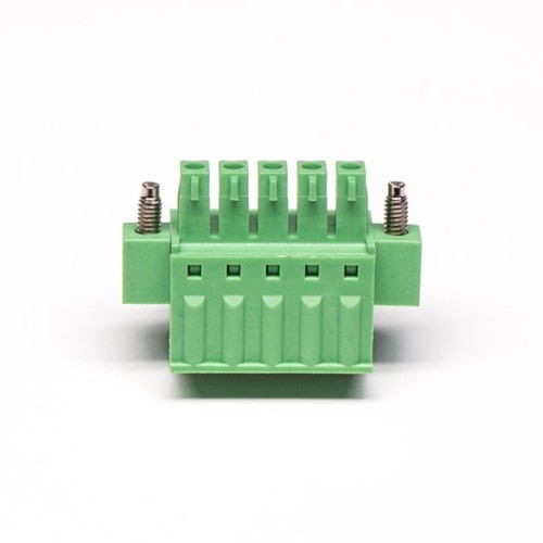 PCB Spring Terminal Blocks Connector Green Straight Through Hole