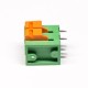 Spring Push Terminal Block 4pin Green Through Hole Straight Crimp Cable Connector