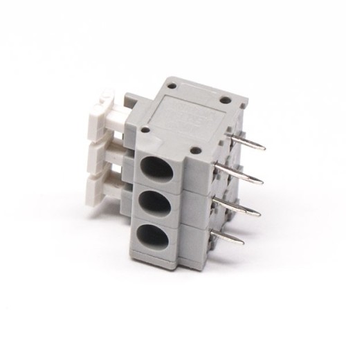 Terminal Block Grey PCB Mount Straight Through Hole 6pin Connector for Cable