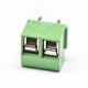 2 pin Screw Terminal 90 Degree Right Angled Green PCB Terminal Blcok