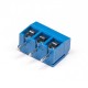 Blue Terminal Block 3pin Straight Through Hole Square PCB Mount