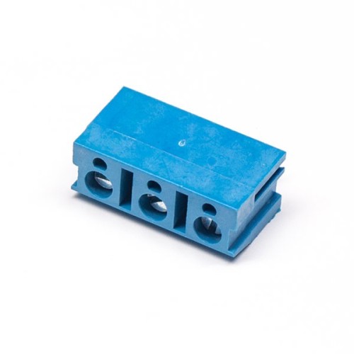 PCB Blue Terminal Block Straight 3pin Connector for PCB