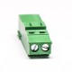 PCB Screw Terminal Block Connector 2pin Straight Through Hole Green