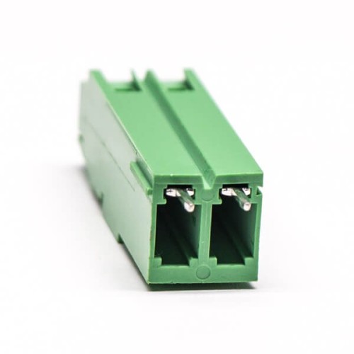 PCB Screw Terminal Block Connector 2pin Straight Through Hole Green