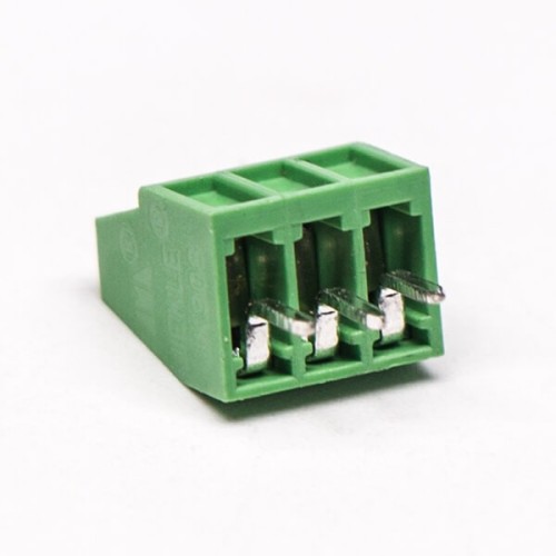 PCB Screw Terminal M4 Green straight 3pin Through Hole Connector