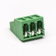 PCB Screw Terminal M4 Green straight 3pin Through Hole Connector