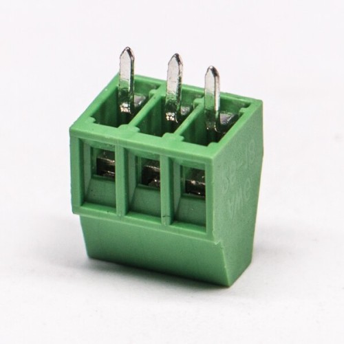 PCB Screw Terminal M4 Green straight 3pin Through Hole Connector