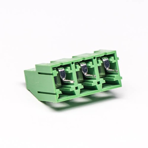 Screw Terminal 3pin Green Straight Through Hole PCB Mount